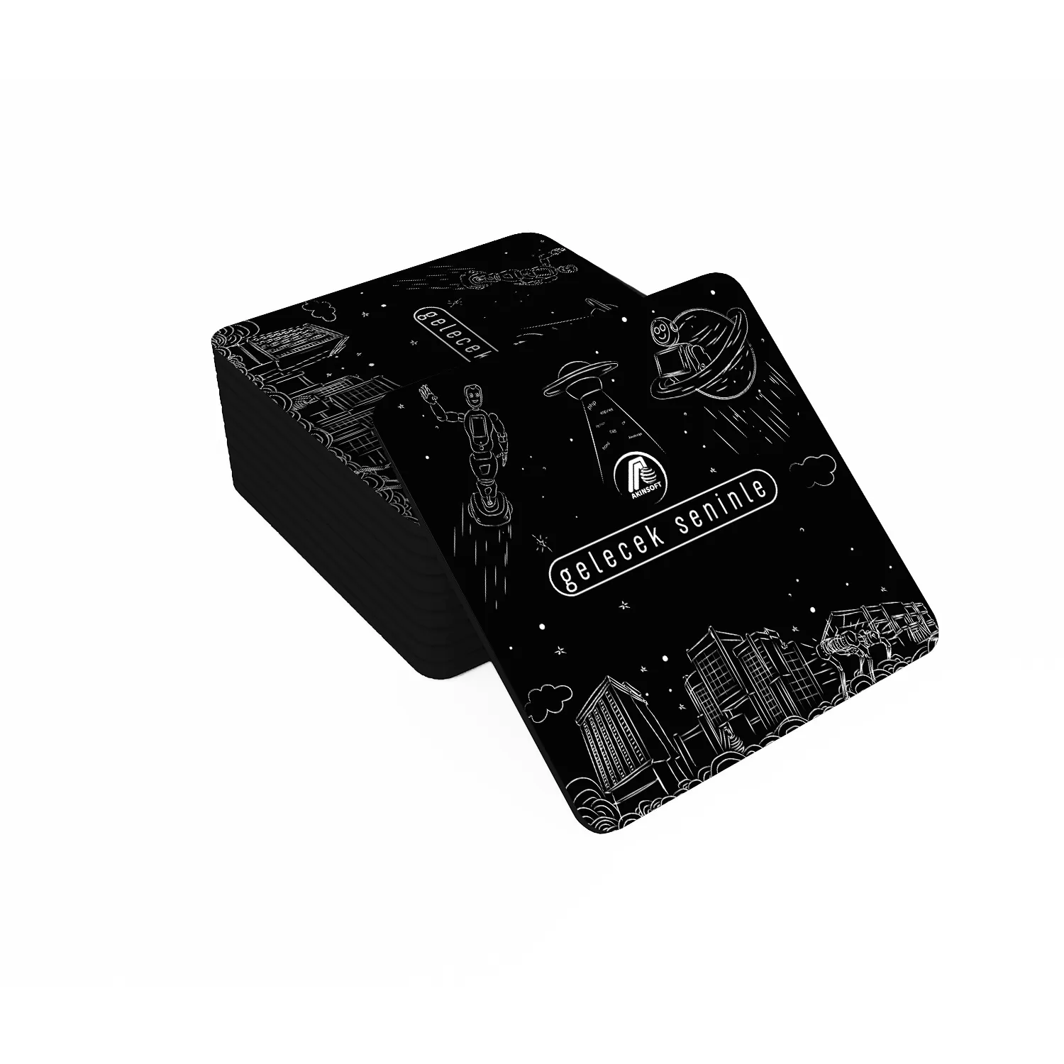 AKINSOFT & AKINROBOTICS Coaster (10 Units)