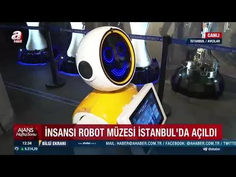 İstanbul Robot Müzesinin açılışı A Haber'de yayınlandı!